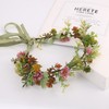 Xinyanmy Flower Wreath Hair Flower Crown for Girls Women Artificial