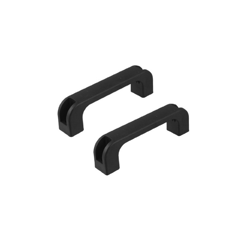 Sourcingmap 2 Pcs Cabinet Drawer D Shape Plastic Pull Handle
