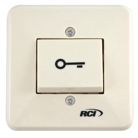 RUTHERFORD CONTROLS 909S-MO ENGRV.Key Symbol, MOMENTARY Rocker Switch;Beige, Surface Mount