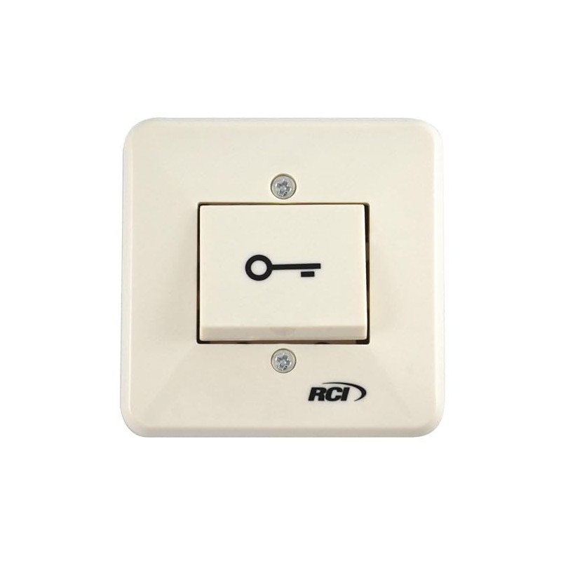 RUTHERFORD CONTROLS 909S-MO ENGRV.Key Symbol, MOMENTARY Rocker Switch;Beige, Surface Mount