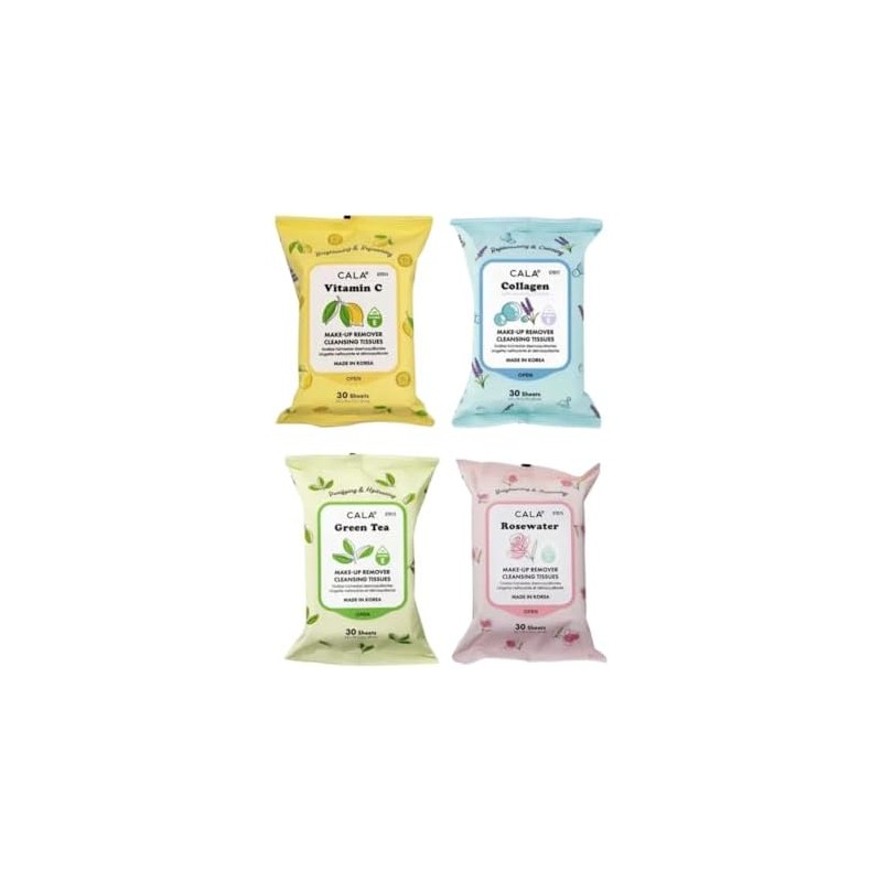 Toallitas desmaquillantes Cala mod82589 – Pack de 4, limpieza profunda