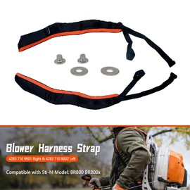 4283-710-9002 Backpack Blower Straps Compatible with STIHL BR800 BR800X Left and Right Shoulder Strap Replace 4283-710-9001 4283-710-9002