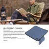 Heated Seat Cushion 3 Levels Adjustment USB Port Soft Comfortable