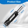 SWAWIS Dowel Tenon Drill Diameter 15 mm, High Carbon Tenon