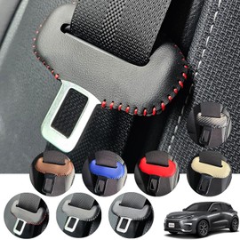 Lexus LBX Genuine Leather Seat Belt Cover Buckle Cover Genuine Leather Noise Anti Scratch Genuine Leather Cover Interior Custom Catcher Dress Up WeCar