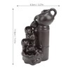 Waterfall Incense Burner Teapot Design Serene Ambience Relieve Anxiety Aid