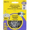 OOK 50684 7/8-Inch 30 Pieces White Vinyl Mug Hooks Tidy