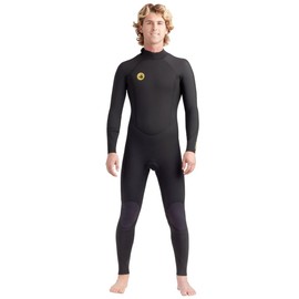 Body Glove Men's Heritage 4/3mm Back Zip Full Wetsuit Black