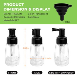 Diatomaceous Earth Duster. 6oz Garden Power Dispersal for Indoor/Outdoor – Patent Design – Adjustable Sprayer Angel & Transparent Body