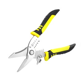 SHINEOFI 1Pc Professional Wire Nipper Multifunction Wire Stripping Plier Durable Electrician Tool for Cutting Stripping Crimping Household Use