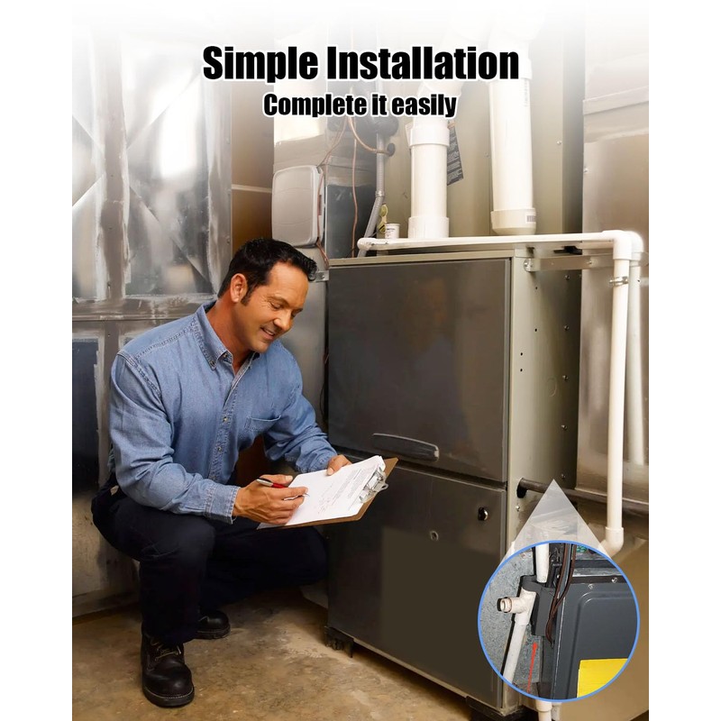 HUFEWU Drainage Pipe Trap Fit for Goodman Furnace Drain Trap
