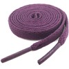 YFINE 55.12" Inch Multiple Solid Colors Flat Shoe Laces Shoelaces for Shoes(2 Pair) Dark Purple
