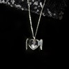 Angel Wing Heart Urn Keepsake Pendant Locket Necklace 925 Sterling