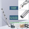 METALLIXITY Drill Bit (5mm) 4Pcs, 4241 High-Speed Steel Straight Shank