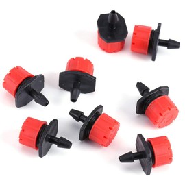 EBTOOLS Water Sprinter, Irrigation, Dripper Head, Drip Irrigation, Watering, Water Saving, Adjustable (50pcs)