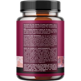 D Mannose with Cranberry Supplement - Potent D Mannose 1000mg Capsules for Kidney Defense Support & Cleanse and Urinary Tract Health for Women & Men - Bladder Health Supplement for Adults - 60 Count