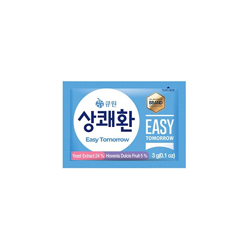 Q.one Easy-Tomorrow After drink 0.1oz(3g) x 20packs 상쾌환