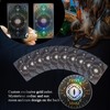 WJPC Silver Foil Edge Tarot Cards with Guide Book Set&Gift