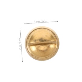 FRCOLOR 2pcs Saxophone Thumb Rest Screw Repair Screws for Alto Tenor and Soprano Saxophones Durable Design for Enhanced Stability and Optimal Sound Quality