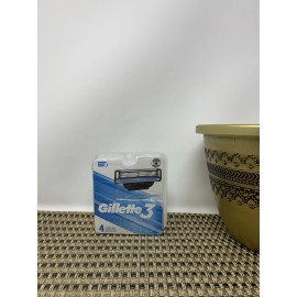 Gillette 3 Cartridges 4 Count (Fits Mach 3)