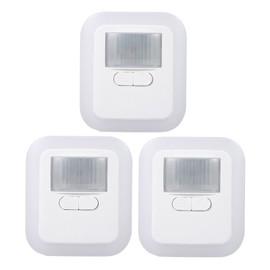 LED Plug-in Motion Sensor Light Wall Night Lamp with Brightness & 30s/60s/90s/120s Lighting Time Adjustable for Living Room Bedroom Stairs AC110-240V