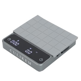 Coffee Espresso Scale with Timer, Mini, Four Modes, Automatic, Digital, Rechargeable, for Barista, 0.3-2000g/0.1g