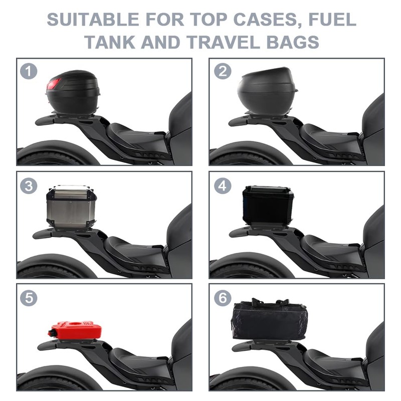 REARACE Rear Luggage Rack Fit for Can-Am Ryker 900 /