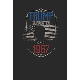 Trump Supporter Since 1967: Graph Paper Notebook - Birthday Gift Idea For Women And Men