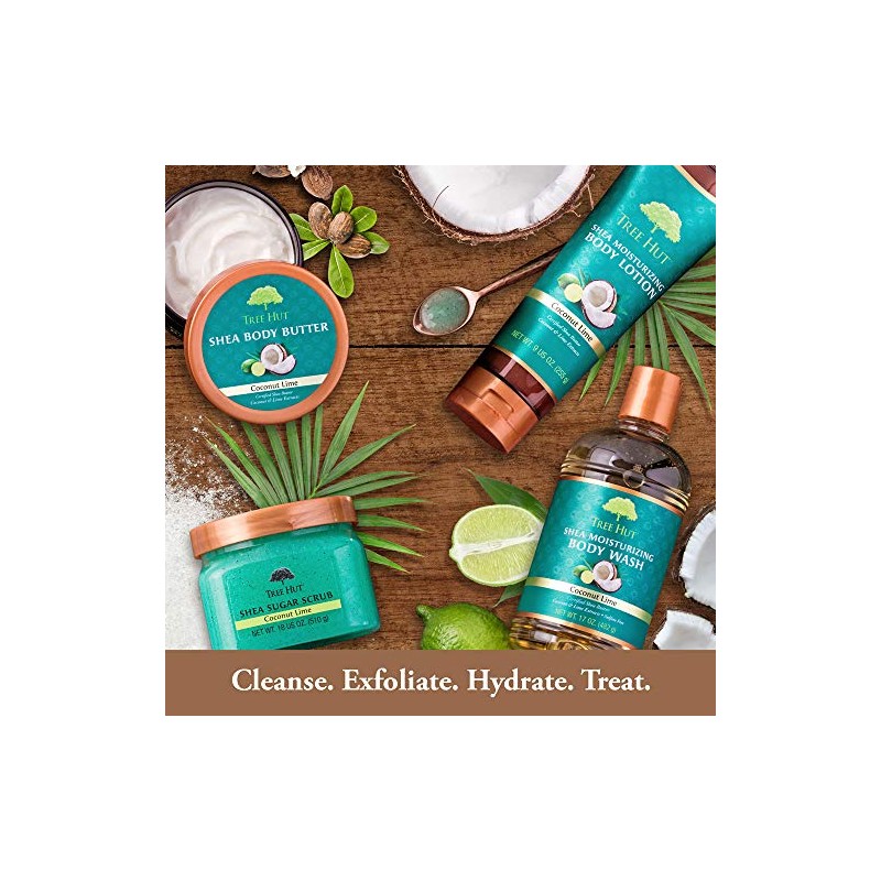 Tree Hut Shea Sugar Scrub Island Bliss, 18oz, Ultra Hydrating