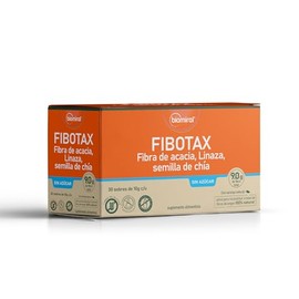 Biomiral Fibotax Suplementos Alimenticios - Fibra Con Acacia, Linaza Y Chía - 9.0g de Fibra - Sabor Naranja - 30 Sobres 10g c/u - Sin Azúcar