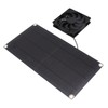 Solar Powered Fan Portable Monocrystalline Silicon 10W IP65 Waterproof Exhaust