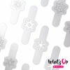 Whats Up Nails Silver Jolly Snowflakes Stencils for Nails, Christmas