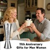11th Anniversary Steel Gifts for Him Her 11 Year Wedding