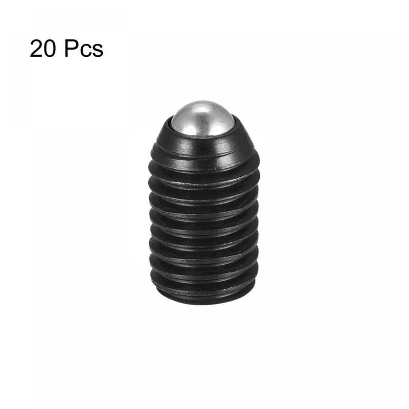 sourcing map Ball Point Set Screws, 20pcs M10 x 16mm