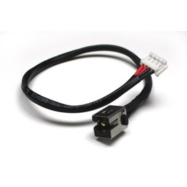 Power4Laptops Version 1 (Bitte überprüfen Sie das Bild) Ersatz Netzteilbuchse Strombuchse mit Kabel kompatibel mit Toshiba Satellite C855-1TG