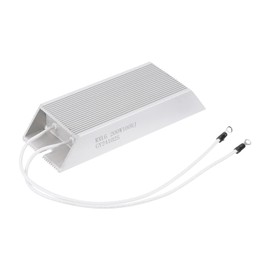 YOKIVE 100 Ohm 200W Braking Resistor, Aluminum Housing Wirewound Braking Resistor Inverter Servo Resistor with Solder Lug and Terminals, Great for Audio Servo Motor