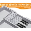 Silverware Drawer Organizer for Kitchen, Adjustable Utensil Drawer Organizer with