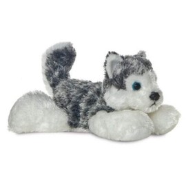 Aurora Mush Husky Mini Flopsie 8"