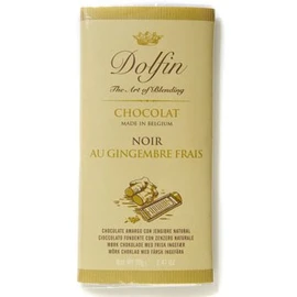 Dolfin Dark Chocolate Bar with Fresh Ginger-70g