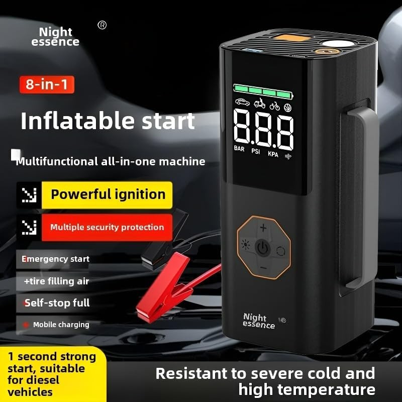 Night Essence 10000A Car Battery Jump Starter(for All Gas or