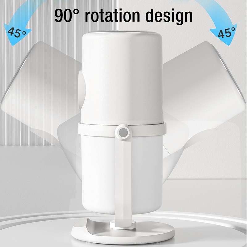 USB Desktop Humidifier Rechargeable Quiet Two Mist Mode 300ML Cool