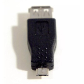 Unbranded/Generic USB Micro B Male to USB A Female Adapter Converter Changer Tip Connector Gender