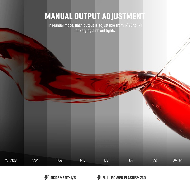 NEEWER Upgraded NW645II-S TTL Flash Speedlite, GN58 HSS Optical Slave
