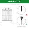 Outsunny Garden Fence Animal Barrier for Dogs, 4 Pack, 44