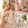 Flower Blanket Gift Basket for Women, Get Well Self Care