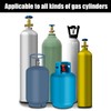 TECWAP 2PCS Propane Tank Holder Cylinder Wall Mounted Bracket Gas