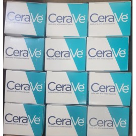 Cerave 12pack CeraVe Face Cream Acne Foaming Wash 10% Benzoyl Peroxide 5floz EXP 05/28