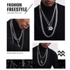 ChainsHouse Twisted Rope Chain with Jewellery Clasp, 316L Stainless Steel,