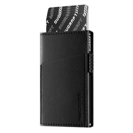 DUGRAFT Card Holder Wallet for Men, Minimalist Pop up Wallet RFID Blocking Slim Card Wallet Holds 10 Cards and Notes