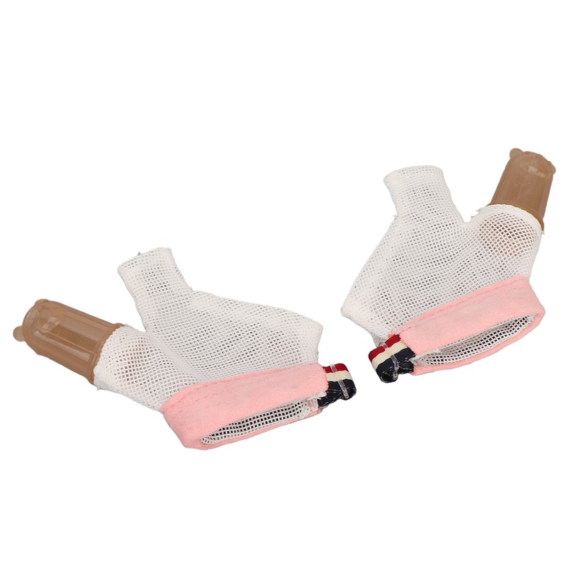 1 Pair Thumb Sucking Stop Glove Soft Adjustable with Buckle